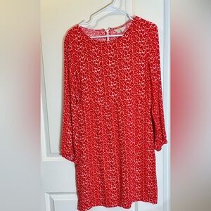 Boden 100% viscose print dress UK 16 / US 12